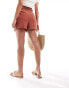 Фото #5 товара New Look linen short in brown