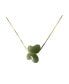 ფოტო #2 პროდუქტის Butterfly — Green jade pendant necklace