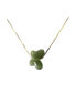 Butterfly — Green jade pendant necklace