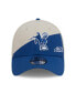 Фото #4 товара Men's Cream, Royal Indianapolis Colts 2023 Sideline Historic 39THIRTY Flex Hat