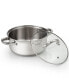 Фото #9 товара Sauce Pot Stainless Steel Stockpot with Glass Lid, Basic Saucier Casserole Pan Set, 6-Piece