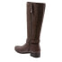 Фото #5 товара Trotters Larkin T1968-293 Womens Brown Wide Leather Zipper Knee High Boots 6
