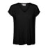 Фото #3 товара VERO MODA CURVE Aya short sleeve v neck T-shirt