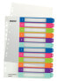 Esselte Leitz 1244-00-00 - Numeric tab index - Polypropylene (PP) - Multicolor - Portrait - A4 Maxi - 0.3 mm