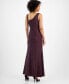 Фото #2 товара Women's Asymmetric Neck Sleeveless Gown