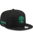 Men's Black Austin FC Kick Off 9FIFTY Snapback Hat - фото #1