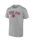 ფოტო #3 პროდუქტის Men's Gray Texas A&M Aggies Campus T-shirt
