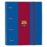 Фото #1 товара Папка-регистратор спортивный F.C. Barcelona M666 A4 Тёмно Бордовый Тёмно Синий 27 x 32 x 3.5 см