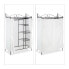 Metall Garderobe COUNTRY mit Stoffbezug