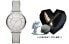 Фото #2 товара Женские часы ARMANI EXCHANGE AX5311, серебристый циферблат, кожаный ремешок, стильные и элегантные