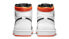 Фото #5 товара Кроссовки Nike Air Jordan 1 Retro High Electro Orange (Черно-белый)