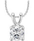 ფოტო #1 პროდუქტის GIA Certified Diamond Solitaire 18" Pendant Necklace (1 ct. t.w.) in 14k White Gold