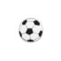 Stylish brooch with KS-210 soccer ball design