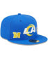 Фото #4 товара Men's Royal Los Angeles Rams Identity 59FIFTY Fitted Hat