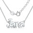 Silver necklace with the name of Jan JJJ1860-JAN