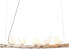 Фото #3 товара Kare Design Table Lamp Animal Birds White Table Lamp Porcelain Shade Concrete Base Brass Pole 52 x 35 x 25 cm (H x W x D)