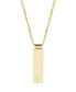 Фото #5 товара Maisie Initial Gold-Plated Pendant Necklace