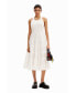 ფოტო #1 პროდუქტის Women's M. Christian Lacroix plunging midi dress