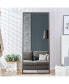 Фото #9 товара solid wood frame full-length mirror, dressing mirror, bedroom porch, decorative mirror, clothing store, floor standing large mirror, wall mounted. 71 " 31.5"