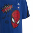 Синяя детская футболка для мальчиков Adidas Spider-Man 6-7 лет - фото #4