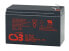 CSB Battery CSB GP1272F2 - Sealed Lead Acid (VRLA) - 12 V - 1 pc(s) - Black - 7200 mAh - 86 Wh