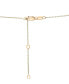 ფოტო #4 პროდუქტის Diamond Flower 20" Pendant Necklace (1/6 ct. t.w.) in 14k Gold, Created for Macy's