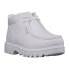 Фото #3 товара Lugz Fringe MFRGV-100 Mens White Leather Lace Up Chukkas Boots