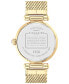 Women's Cary Gold-tone Mesh Bracelet Watch 34mm