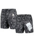 Men's Black The Simpsons Bart Sketch Shorts