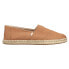 Фото #1 товара TOMS Alpargata Rope Slip On Mens Brown Casual Shoes 10015010T