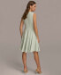 ფოტო #3 პროდუქტის Women's Front Zip Sleeveless Fit & Flare Dress