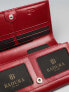 Фото #8 товара Женский кошелек кожаный красный с логотипом  Factory Price