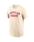 Фото #2 товара Men's Yordan Alvarez Cream American League 2024 MLB All-Star Game Name Number T-Shirt