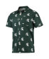 Men's Green Michigan State Spartans Super Slack Tide Omni-Shade Button-Up Shirt