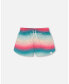 ფოტო #1 პროდუქტის Girl French Terry Short Printed Tie Dye Waves - Toddler|Child