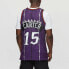 Фото #4 товара Mitchell & Ness NBA复古球衣运动篮球背心 SW球迷版 98-99赛季 多伦多猛龙队 15号 文斯卡特 男女同款 紫色 送礼推荐 / Баскетбольная майка Mitchell & Ness NBA SW 98-99 15 SMJYGS18214-TRAPURP98VCA