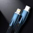 Kabel przewód do szybkiego ładowania Glimmer Series USB-C 480Mb/s PD 100W 2m czarny