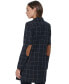 Women's Windowpane One-Button Blazer