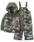 Фото #1 товара Baby 2-Piece Camo Snowsuit 12M