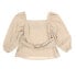 Фото #2 товара Women's ASOS 163099 Beige linen square neck Blouse size US 12