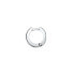 Motown SALS74 Circle Steel Single Earring