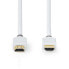 Фото #2 товара Nedis CVBW34000WT30 - 3 m - HDMI Type A (Standard) - HDMI Type A (Standard) - 3D - Audio Return Channel (ARC) - White