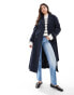 Фото #1 товара Mango longline core trench coat in navy