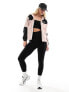 The North Face Sheru hooded jacket in pink and black