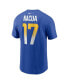 Men's Puka Nacua Royal Los Angeles Rams Player Name and Number T-shirt