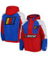 Фото #1 товара Men's Red, Blue NASCAR The Body Check Half-Snap Pullover Jacket