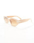 Фото #2 товара AIRE X ASOS mensa cat eye sunglasses in crystal brown