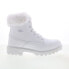 Фото #1 товара Lugz Empire HI Fur WEMPHFV-100 Womens White Synthetic Casual Dress Boots