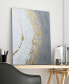 Фото #9 товара Golden Tundra Textured Glitter Hand Painted Canvas Wall Art, 30" x 40"