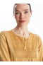 Фото #2 товара LCW Grace Bağlamalı Yaka Nakışlı Uzun Kollu Kadın Bluz